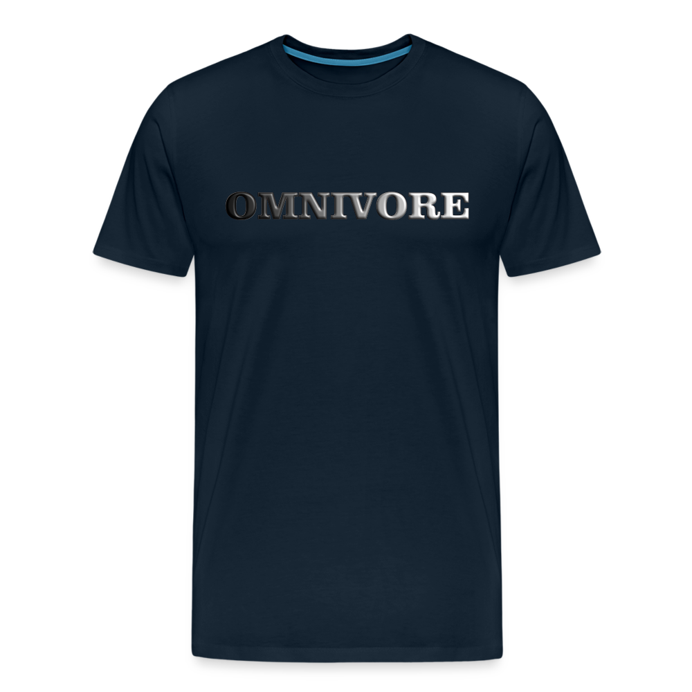 Omnivore- Men's Premium T-Shirt - deep navy